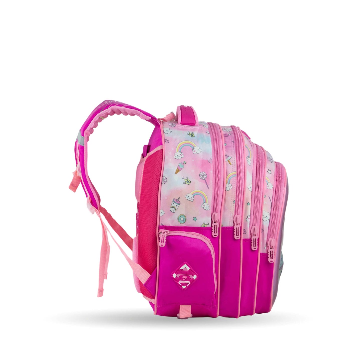 QY 007 حقيبة ظهر مدرسية فانتاستيك المدرسية ، ٤٠ سم، متعددة الجيوب، تصاميم كرتونية ثلاثية الأبعاد، مجموعة متنوعة )