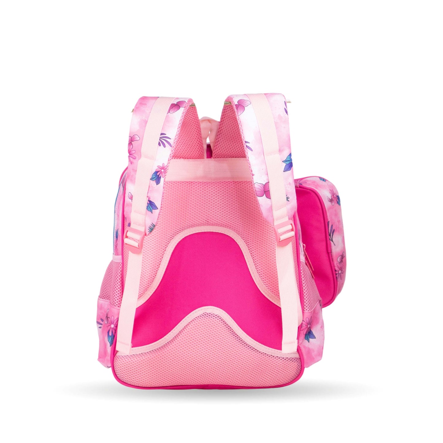فانتاستيك، طقم شنط مدرسية للبنات، ٣ قطع، تصميم جذاب باللون الوردي
