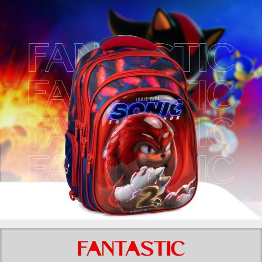 QY 007 حقيبة ظهر مدرسية فانتاستيك المدرسية ، ٤٠ سم، متعددة الجيوب، تصاميم كرتونية ثلاثية الأبعاد، مجموعة متنوعة