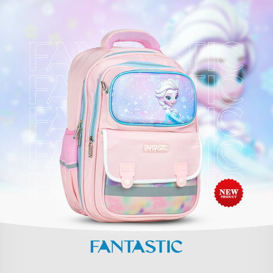 CS008 حقيبة ظهر فانتاستيك المدرسية، ٤٥ سم، جيوب متعددة، تصميم عصري