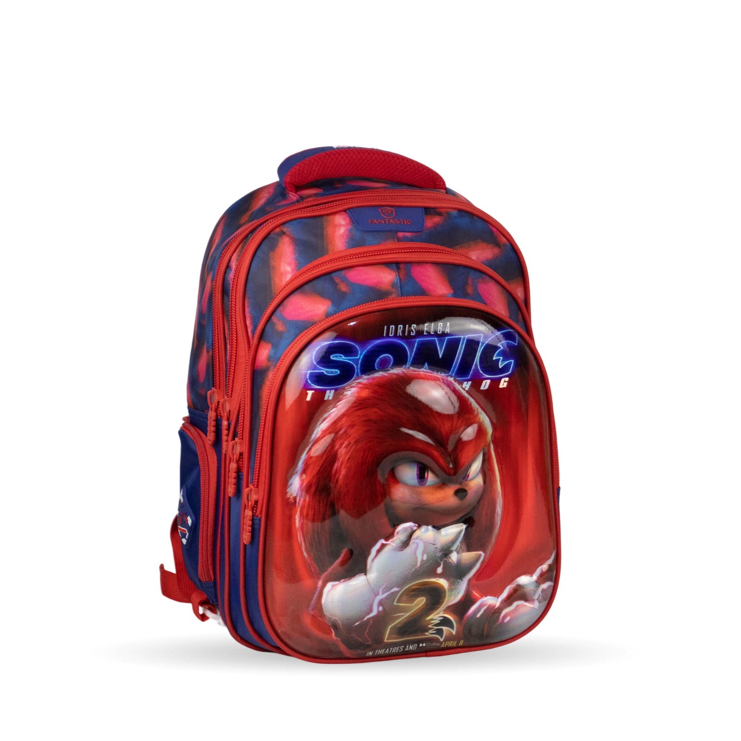 QY 007 حقيبة ظهر مدرسية فانتاستيك المدرسية ، ٤٠ سم، متعددة الجيوب، تصاميم كرتونية ثلاثية الأبعاد، مجموعة متنوعة