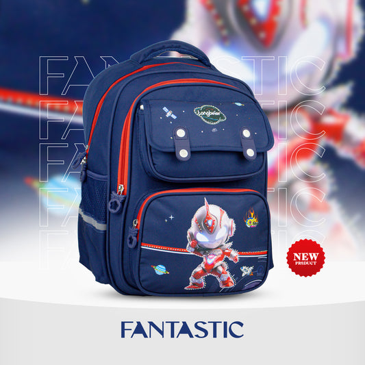 CS010 حقيبة ظهر فانتاستيك المدرسية، تصاميم متنوعة، مع جيوب متعددة