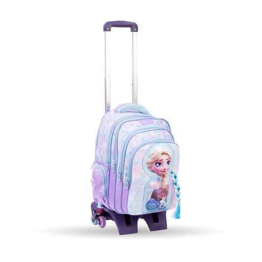 حقيبة مدرسية فانتاستيك فروزن مع  QY012T
ضهر مبطن وترولى فك وتركيب، مقاس 17