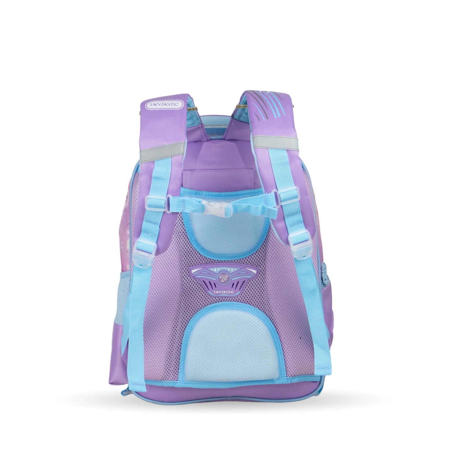 QY 007 حقيبة ظهر مدرسية فانتاستيك المدرسية ، ٤٠ سم، متعددة الجيوب، تصاميم كرتونية ثلاثية الأبعاد، مجموعة متنوعة