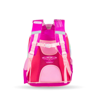 QY 007 حقيبة ظهر مدرسية فانتاستيك المدرسية ، ٤٠ سم، متعددة الجيوب، تصاميم كرتونية ثلاثية الأبعاد، مجموعة متنوعة )