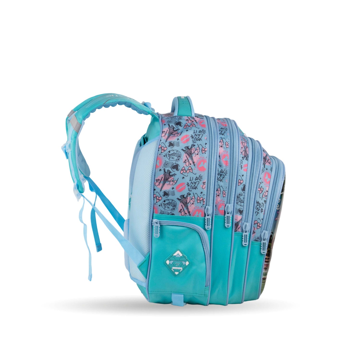 QY 007 حقيبة ظهر مدرسية فانتاستيك المدرسية ، ٤٠ سم، متعددة الجيوب، تصاميم كرتونية ثلاثية الأبعاد، مجموعة متنوعة (Copy)