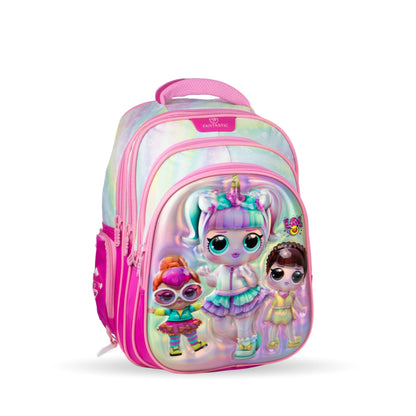 QY 007 حقيبة ظهر مدرسية فانتاستيك المدرسية ، ٤٠ سم، متعددة الجيوب، تصاميم كرتونية ثلاثية الأبعاد، مجموعة متنوعة